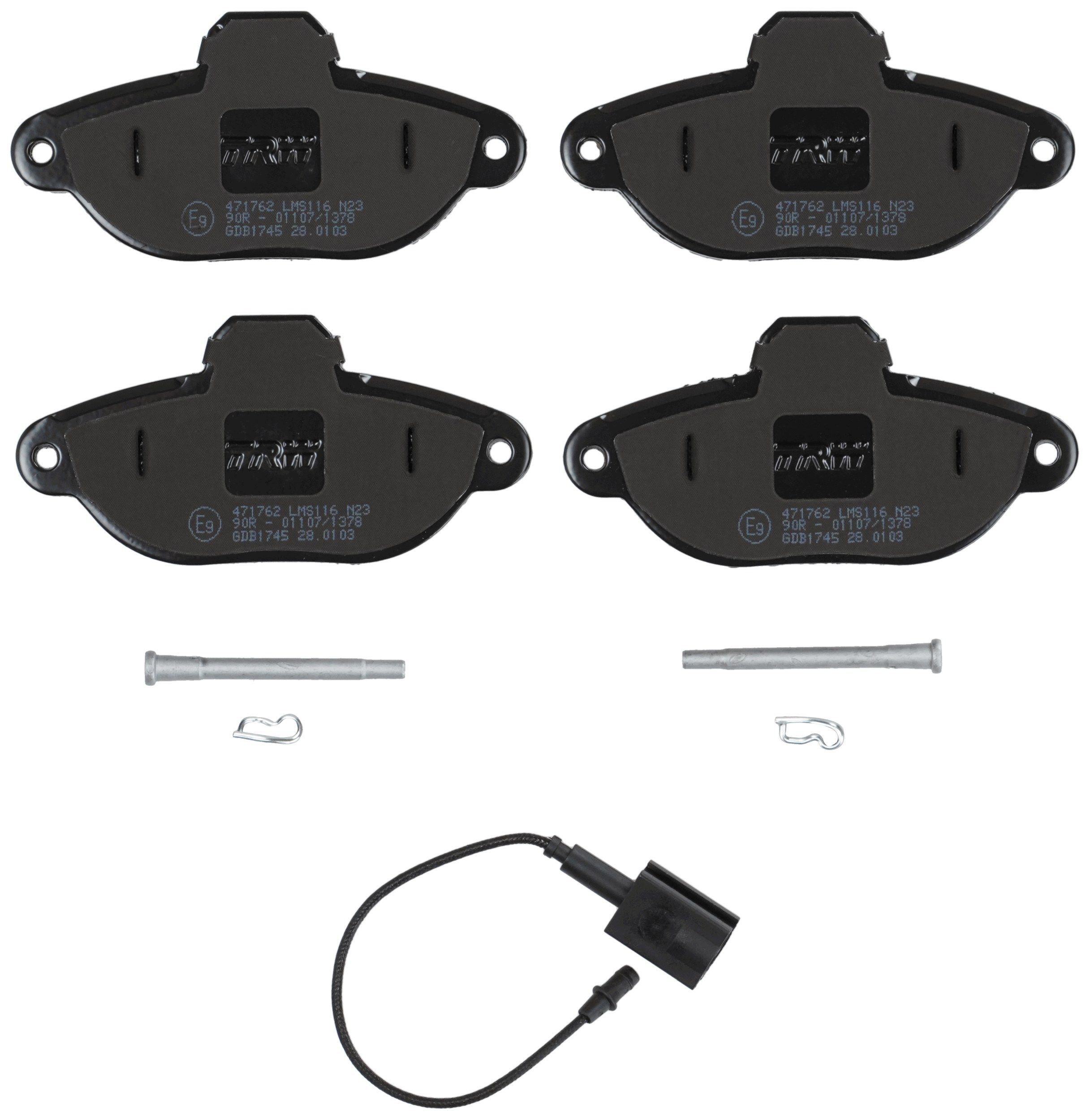 TRW DISC BRAKE PADS - TecDoc 2