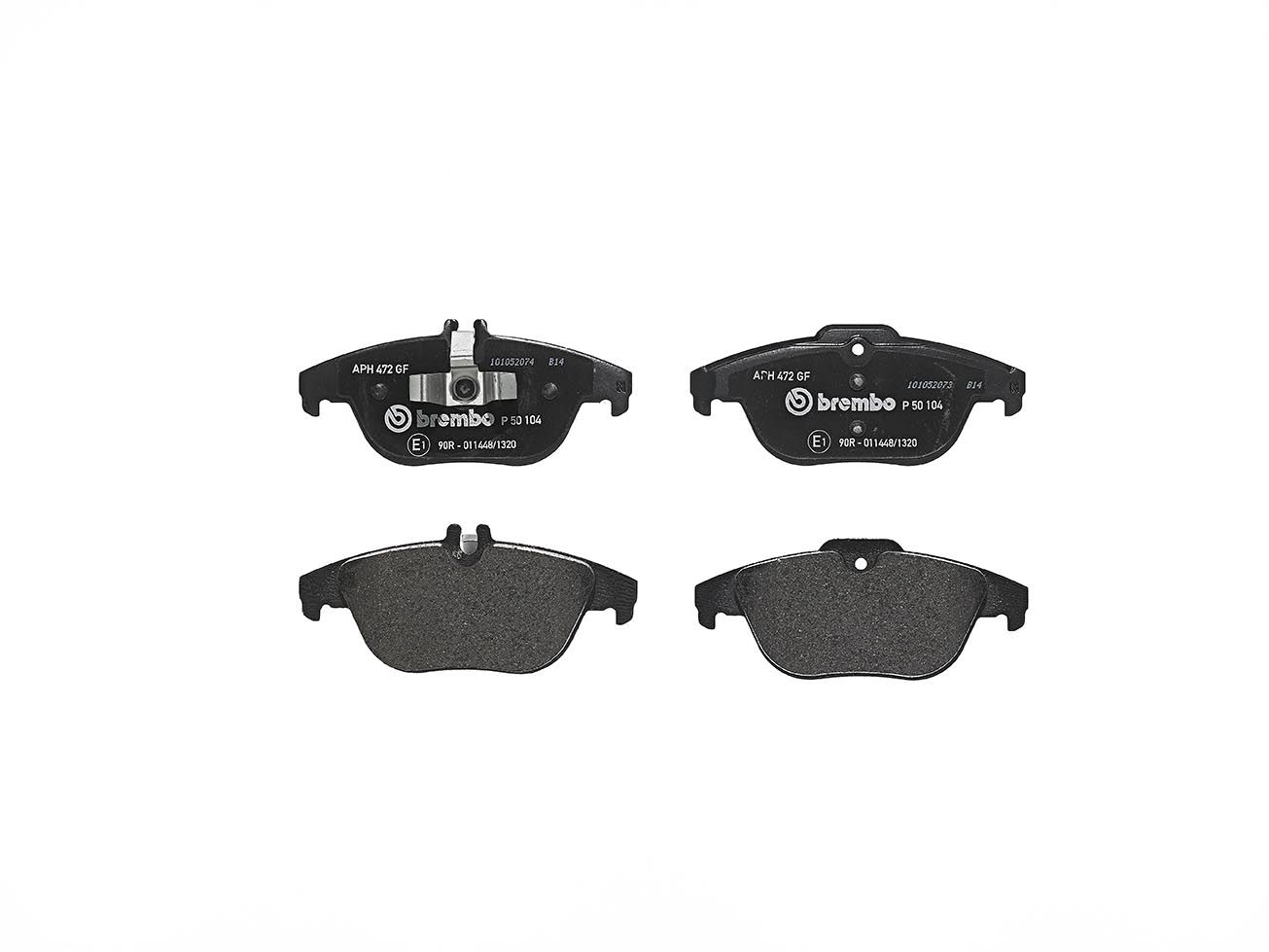 Brembo P 50 104 Bremsbelagsatz, Scheibenbremse