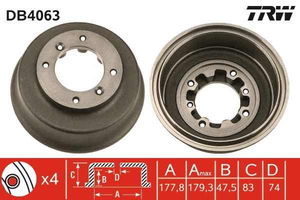 TAMBOUR DE FREIN  9900