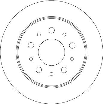 TRW BRAKE DISC - TecDoc 2
