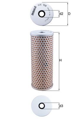 Hydraulic Filter, steering HX 108