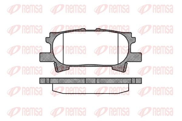 Premium Rear Brake Pad Set Premium Rear Brake Pad Set