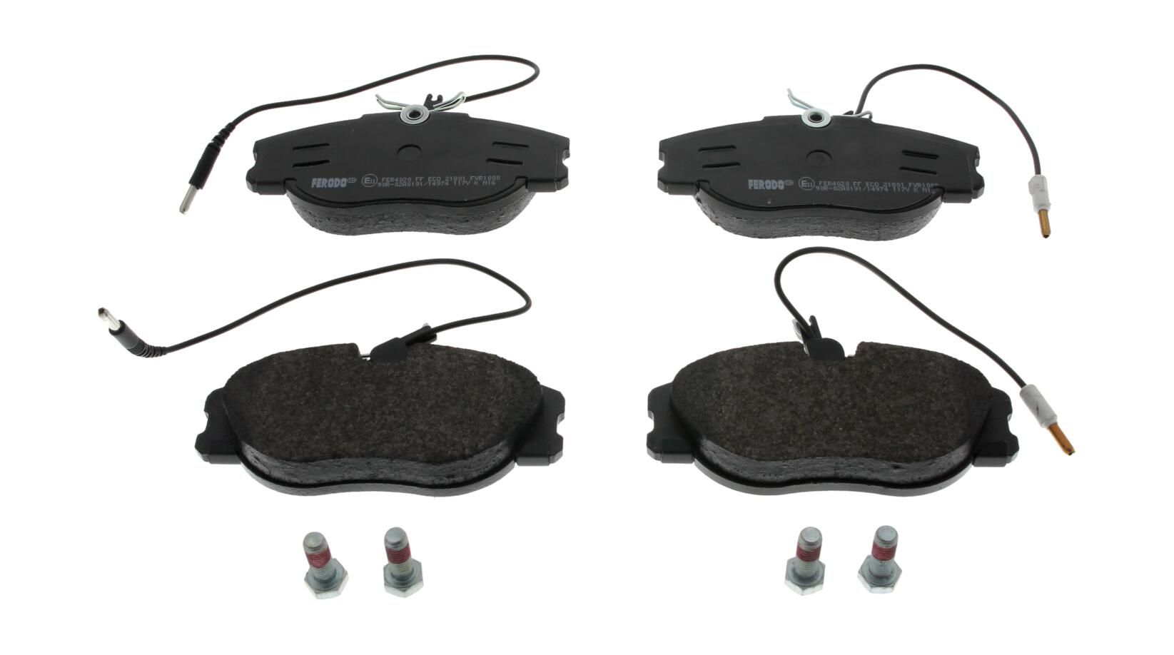 FERODO FVR1000 - Bremsbelagsatz, Scheibenbremse PREMIER ECO FRICTION