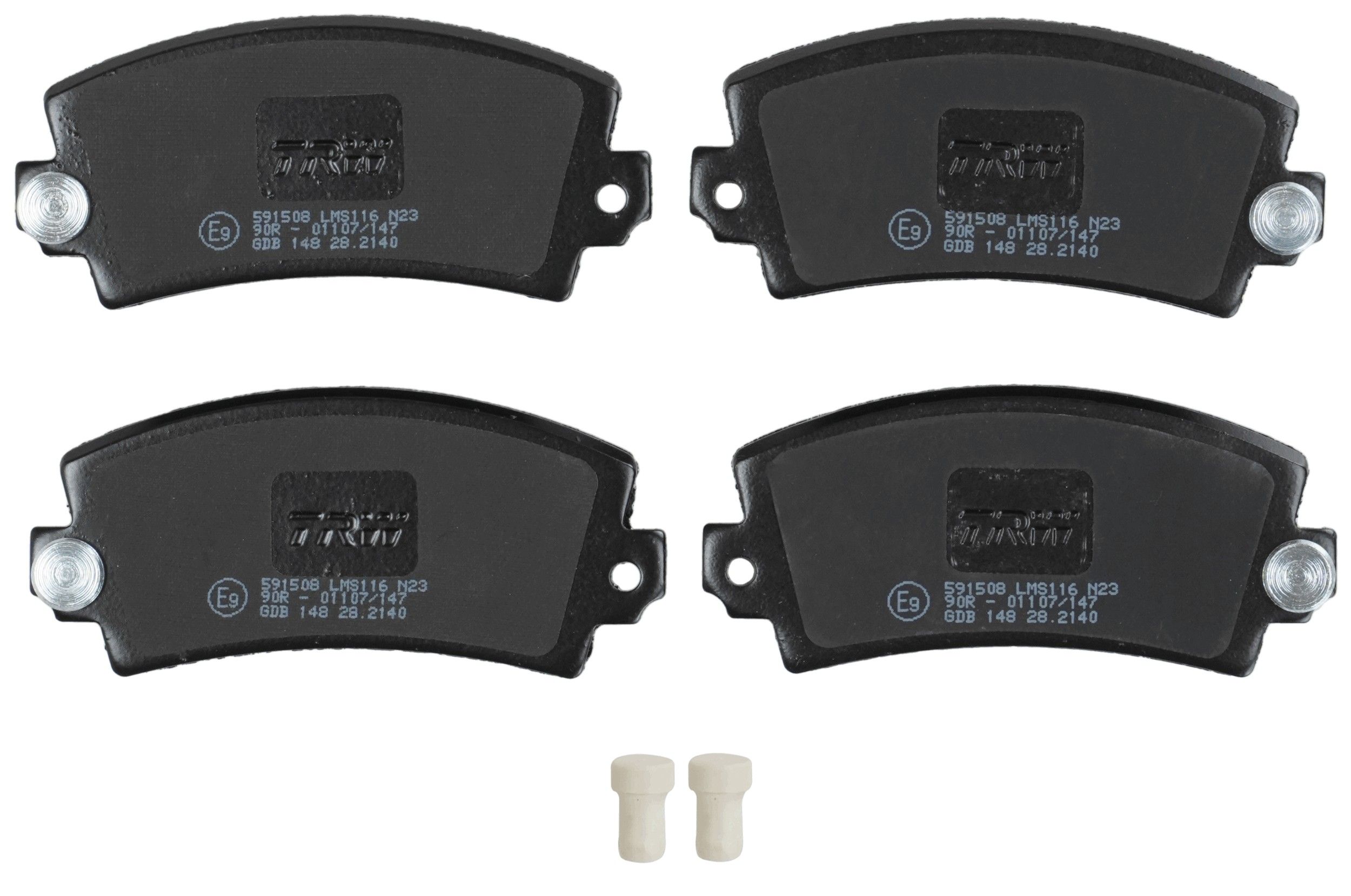 TRW DISC BRAKE PADS - TecDoc 2