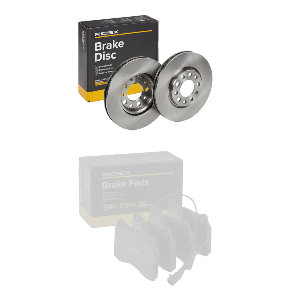 Remmenset, remschijf