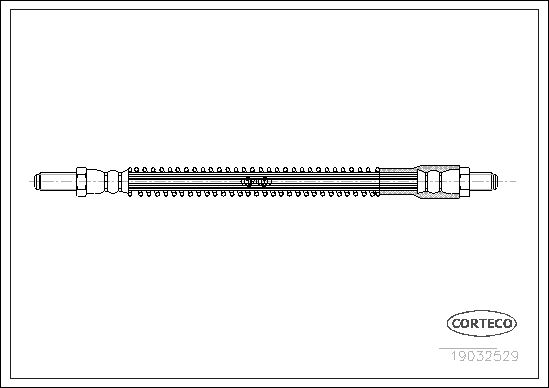 FLEXIBLE DE FREIN JAGUAR-DAIMLER  0705