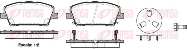 Brake Pad Set, disc brake 1205.02