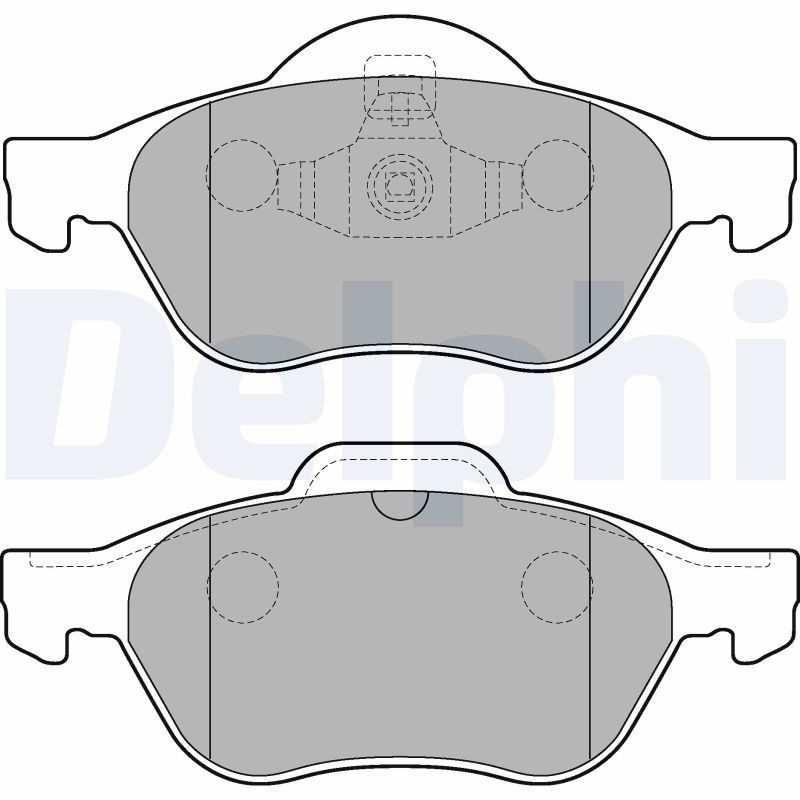 Brake Pad Set, disc brake LP2252