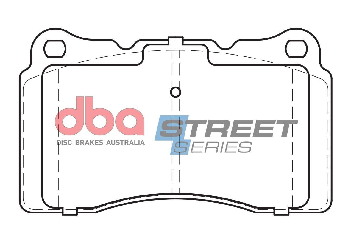 DBA SS STREET SERIES BRAKE PADS [ Ford, Holden, Honda, Mitsubishi, Subaru, Tesla, Volvo- F  ] - TecDoc Only