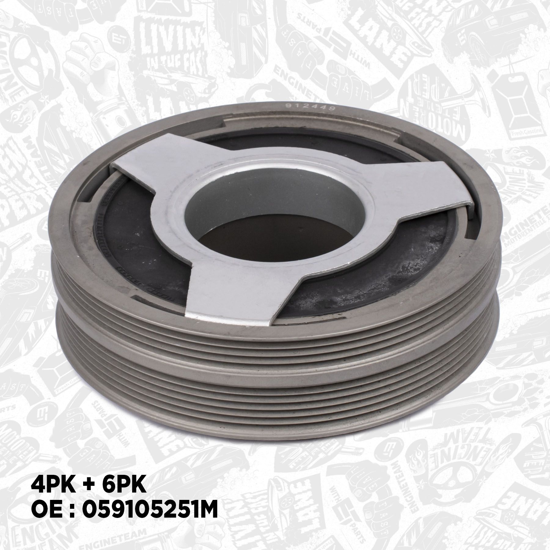 Riemenscheibe, Kurbelwelle