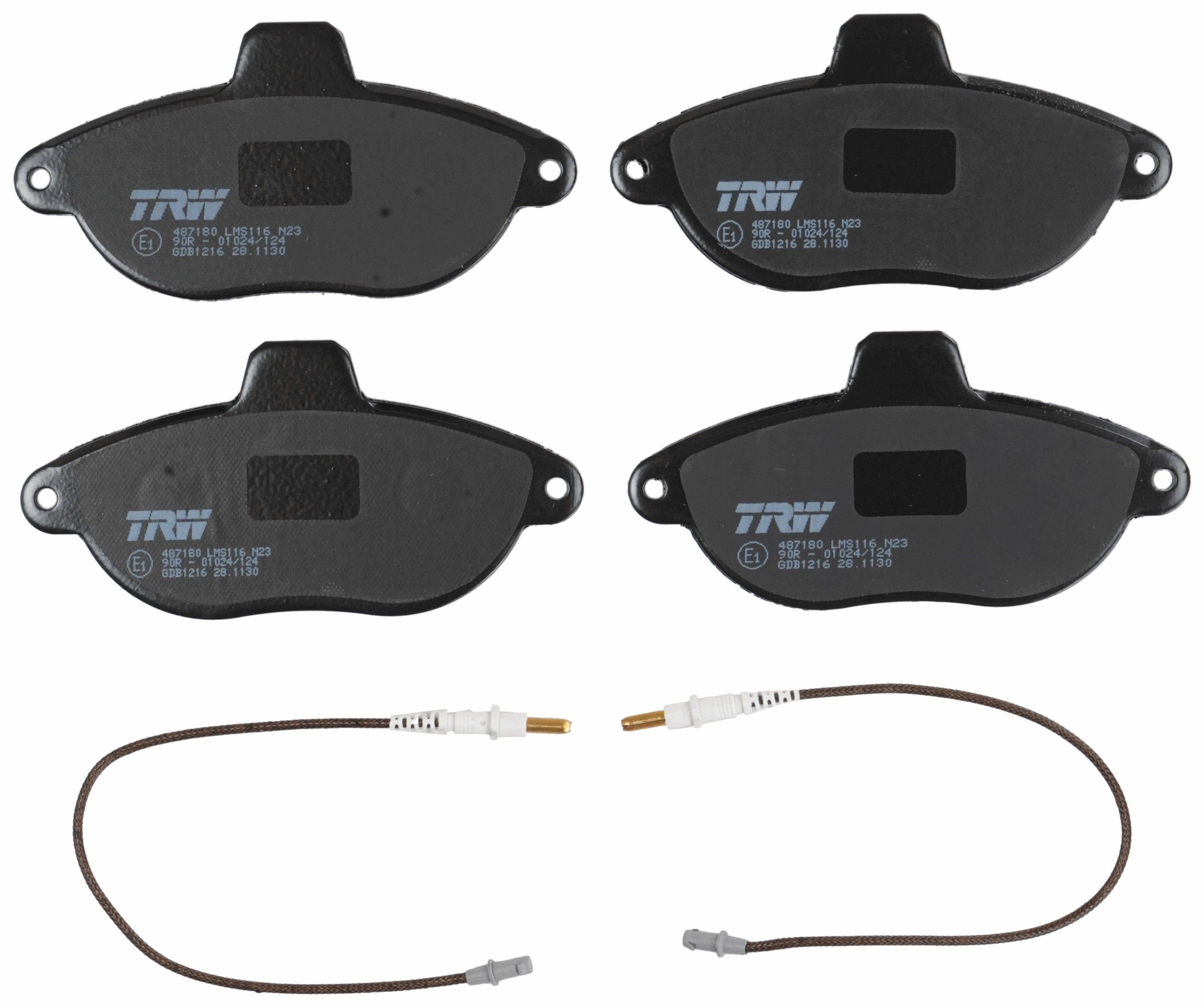 TRW DISC BRAKE PADS - TecDoc 2