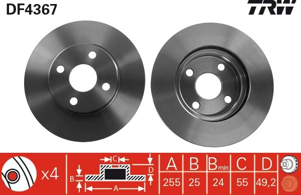 Brake Disc DF4367