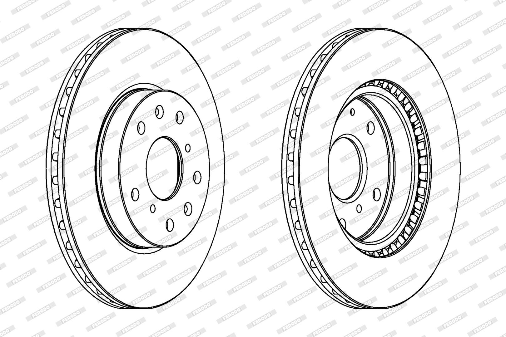 FERODO DDF1620C - Bremsscheibe PREMIER