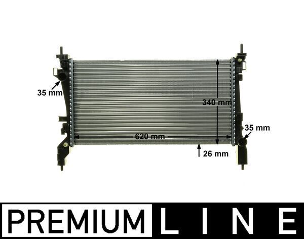 Radiador, refrigeración del motor