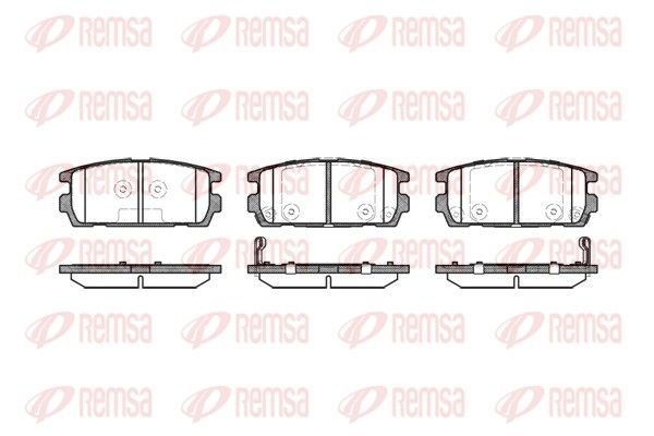 Brake Pad Set, disc brake 0877.02