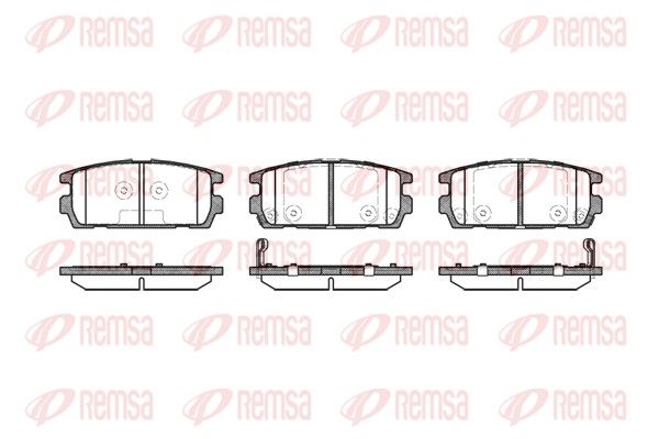 Premium Rear Brake Pad Set Premium Rear Brake Pad Set