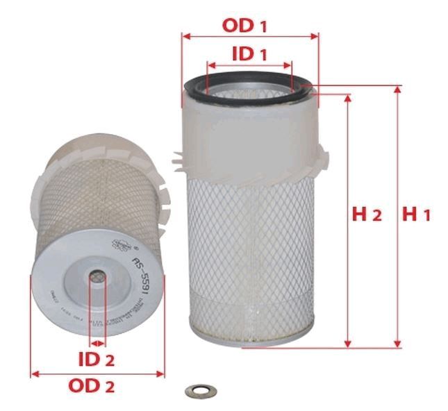 AIR FILTER FITS P900247 - TecDoc Only