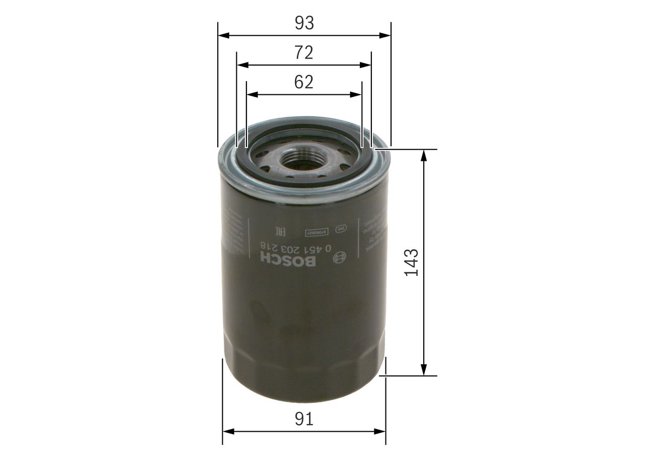 Oil Filter 0 451 203 218