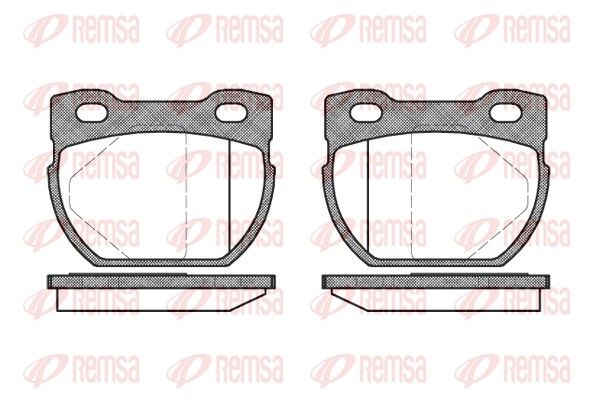 Premium Rear Brake Pad Set Premium Rear Brake Pad Set
