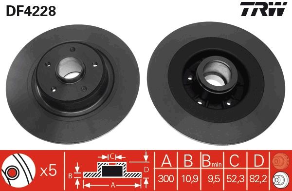 PAIRE DE DISQUES  9900