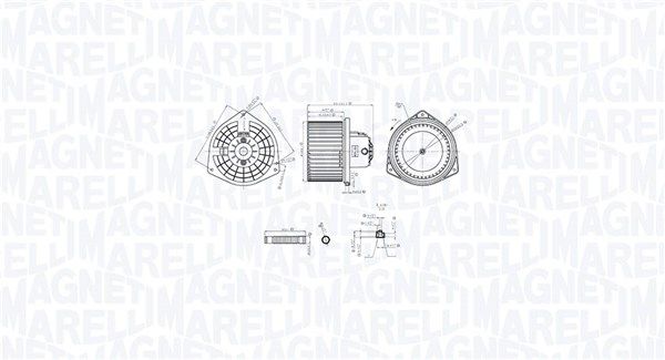MAGNETI MARELLI 069412765010 - Innenraumgebl&auml;se