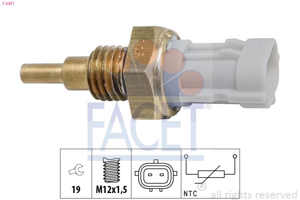 Sensor, oil temperature 7.3351