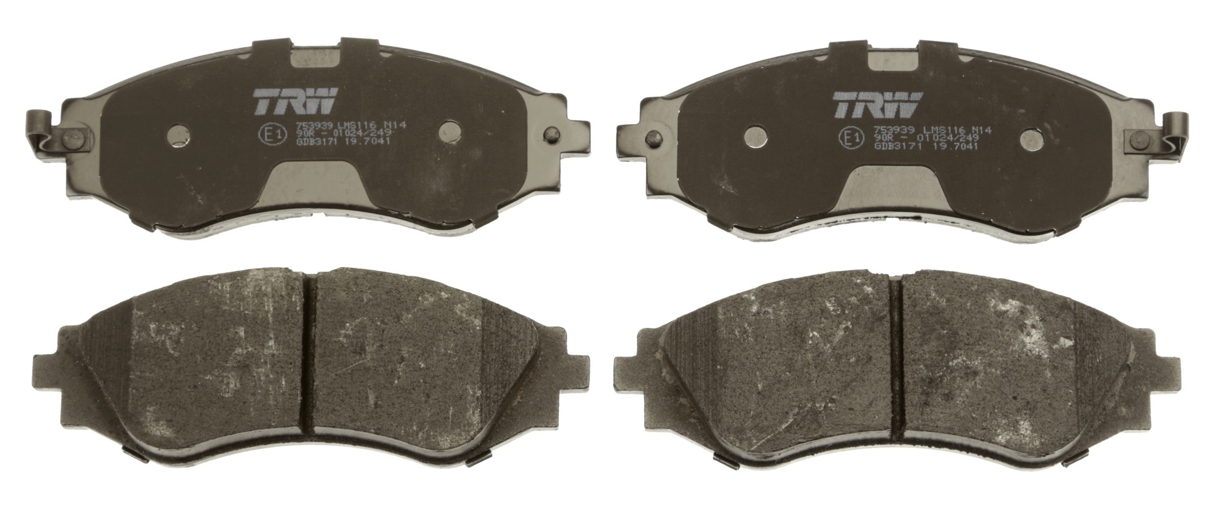 TRW DISC BRAKE PADS - TecDoc 2