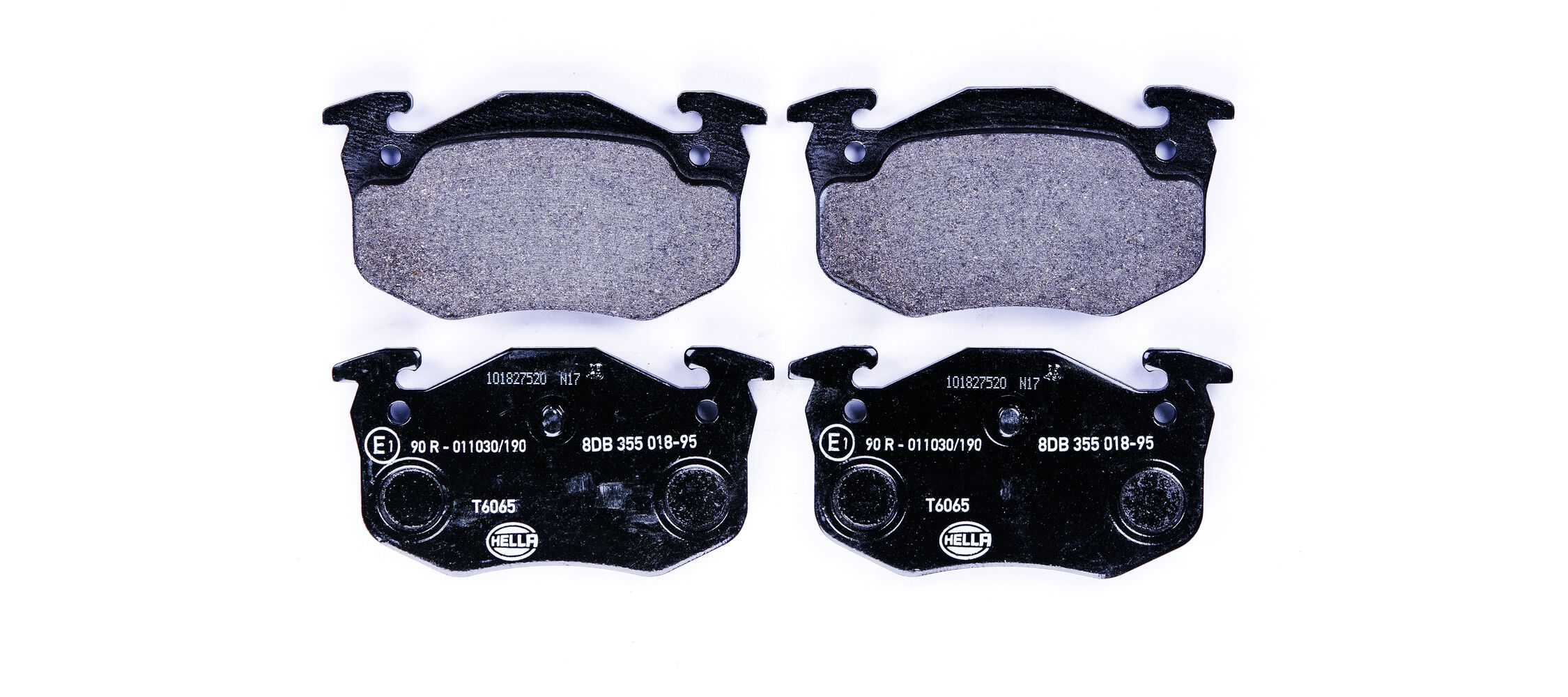 HELLA 8DB 355 018-951 - Bremsbelagsatz, Scheibenbremse