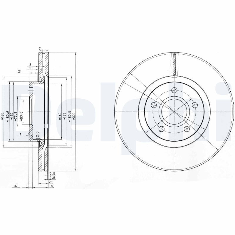 Brake Disc BG3895C