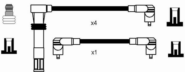 ATTELAGE TYPE 203 BLE ET BK CLASSE C  9900