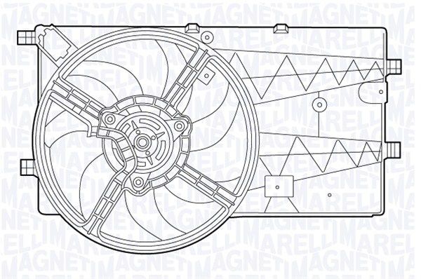 069422553010 MAGNETI MARELLI ventilátor, motorhűtés