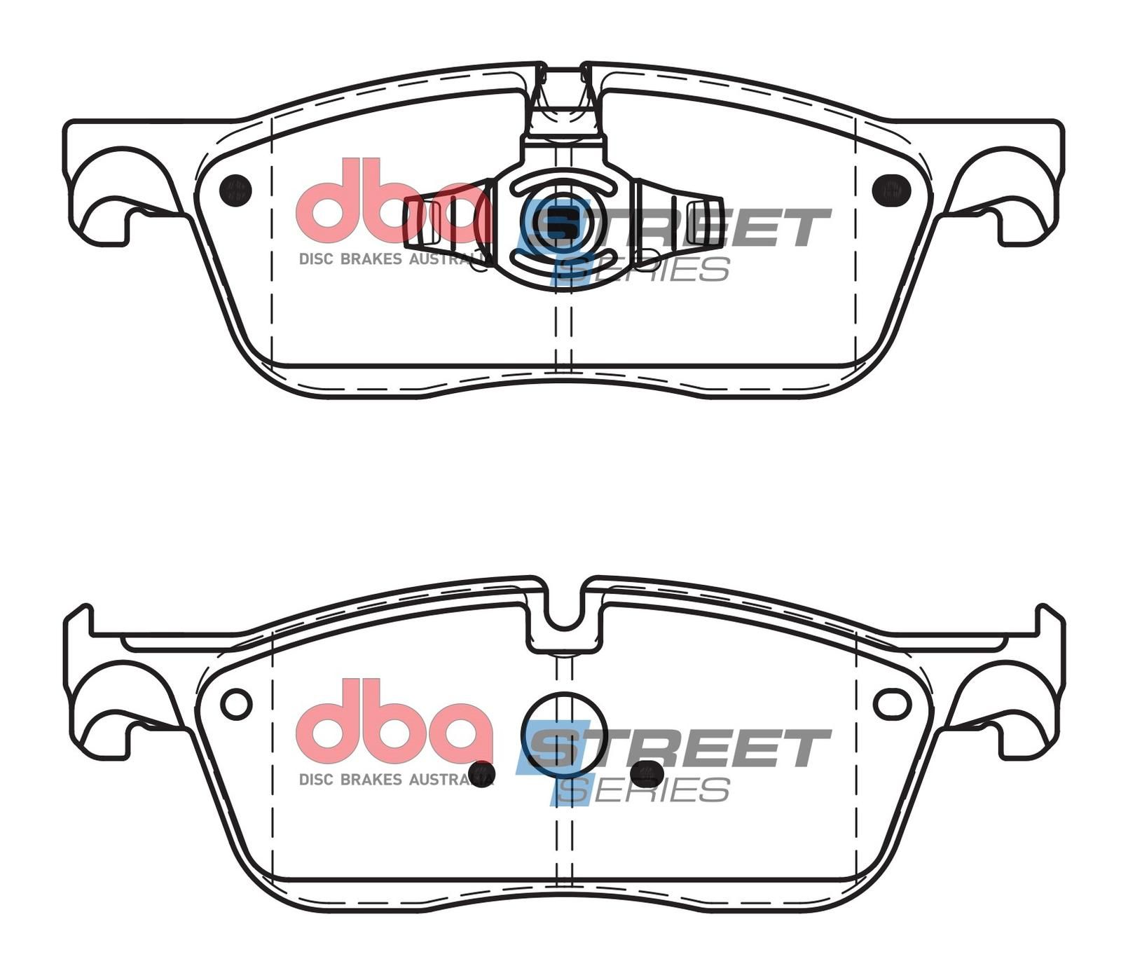 DBA SS STREET SERIES BRAKE PADS [ Land Rover Discovery St / Range Rover St L550 / L551 / L560 2018 on -> F ] - TecDoc Only