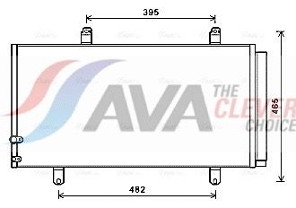 TO5696D AVA QUALITY COOLING ** CLEVER FIT ** kondenzátor, klíma