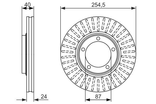 Brake Disc 0 986 479 596