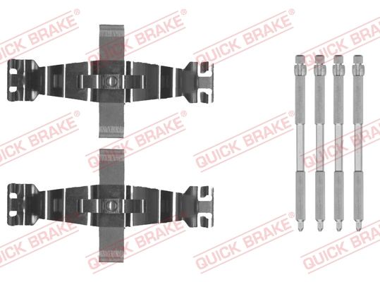 Комплектующие, колодки дискового тормоза 109-0022