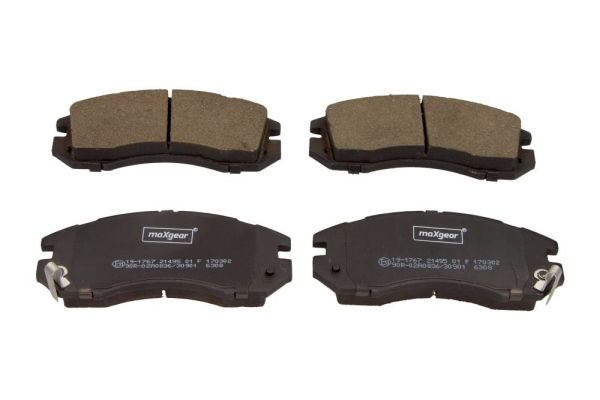 Bremsbelagsatz, Scheibenbremse