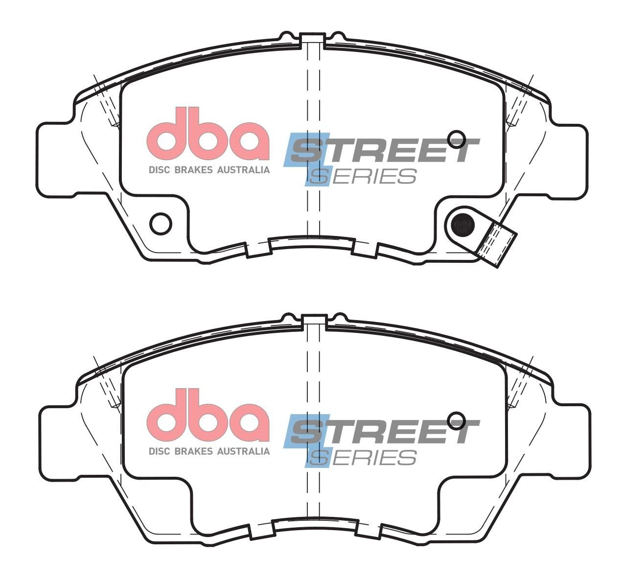 DBA SS STREET SERIES BRAKE PADS [ Honda & Isuzu 1993-2006 F ] - TecDoc Only