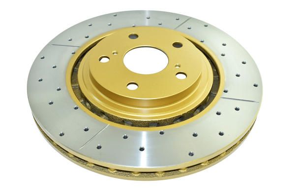 Street Gold Cross-drill/Slotted KP [ Lexus/Toyota Kluger 07-13 F ] TR - TecDoc 1