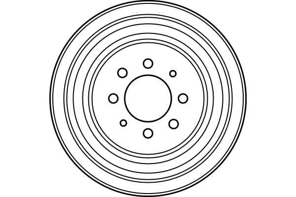 TRW BRAKE DRUM - TecDoc 2
