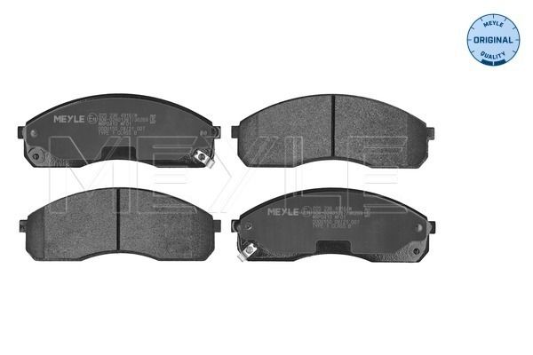MEYLE 025 236 4916/W Brake Pad Set, disc brake