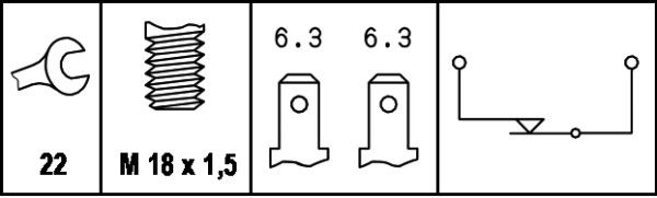Schalter, R&uuml;ckfahrleuchte