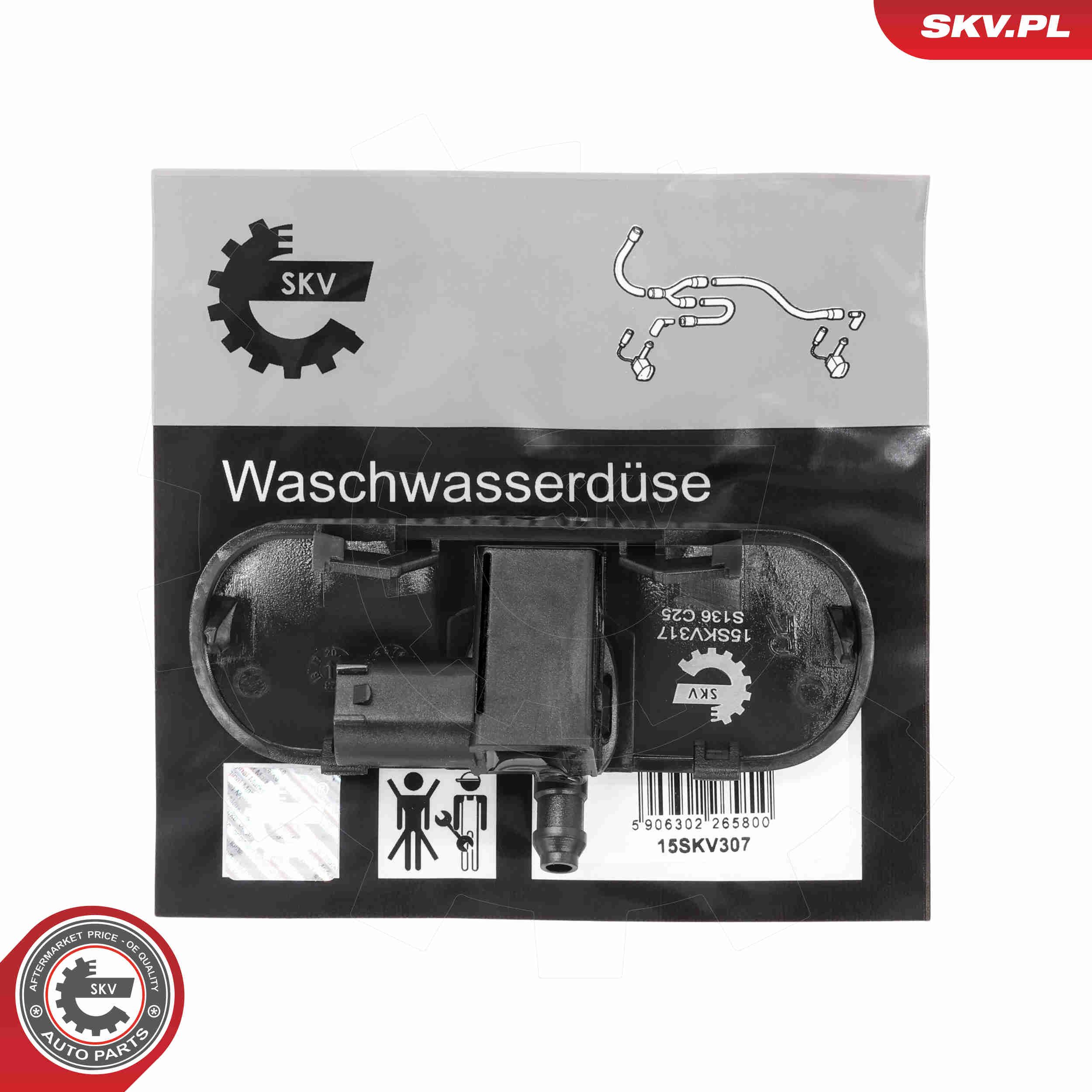 Waschwasserdüse, Scheibenreinigung