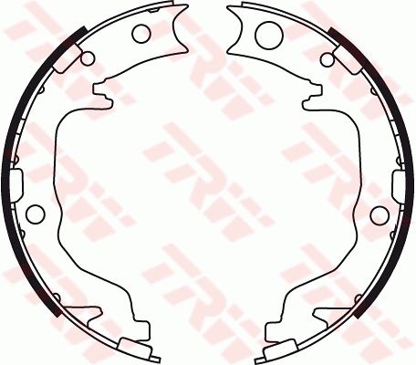 Brake Shoe Set, parking brake GS8783