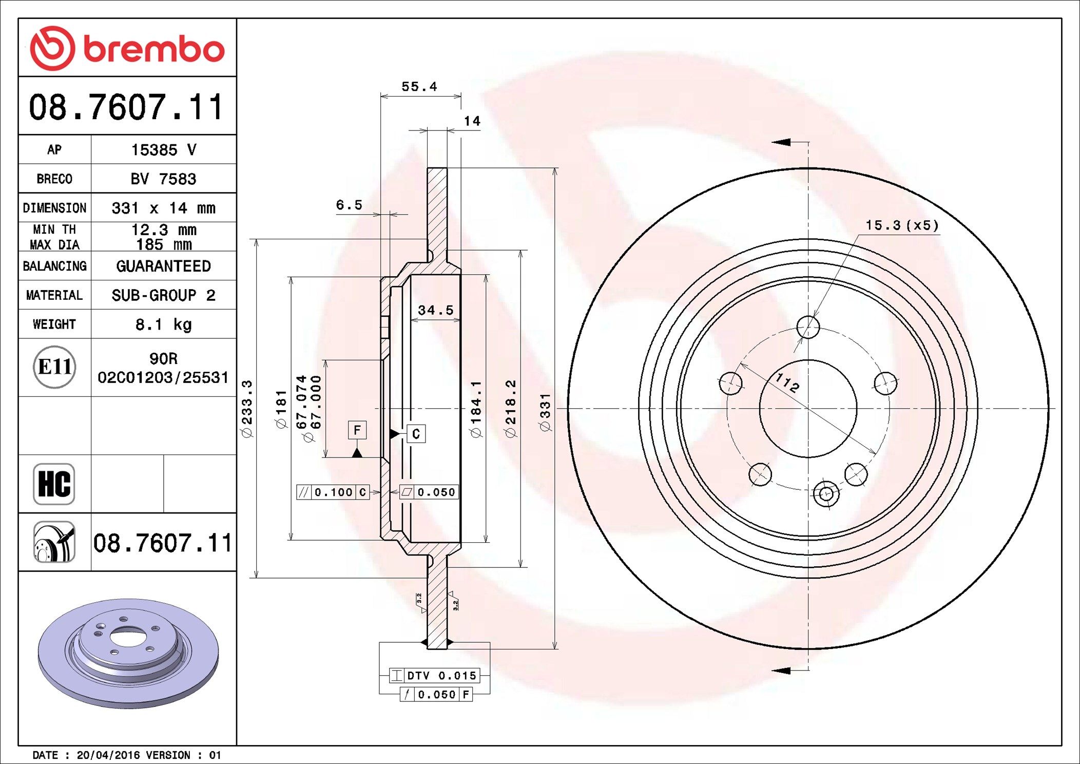 MERCEDES BENZ ML350 W163 03-05 (RR) - TecDoc 1
