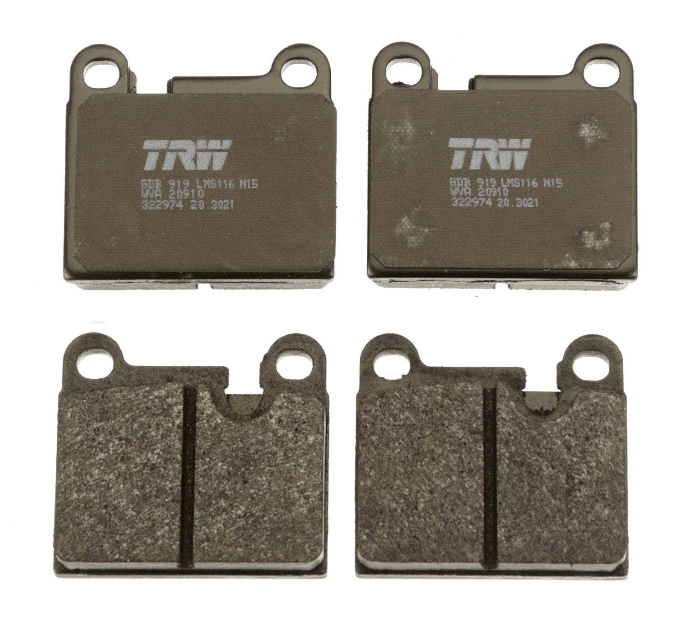 TRW DISC BRAKE PADS - TecDoc 2
