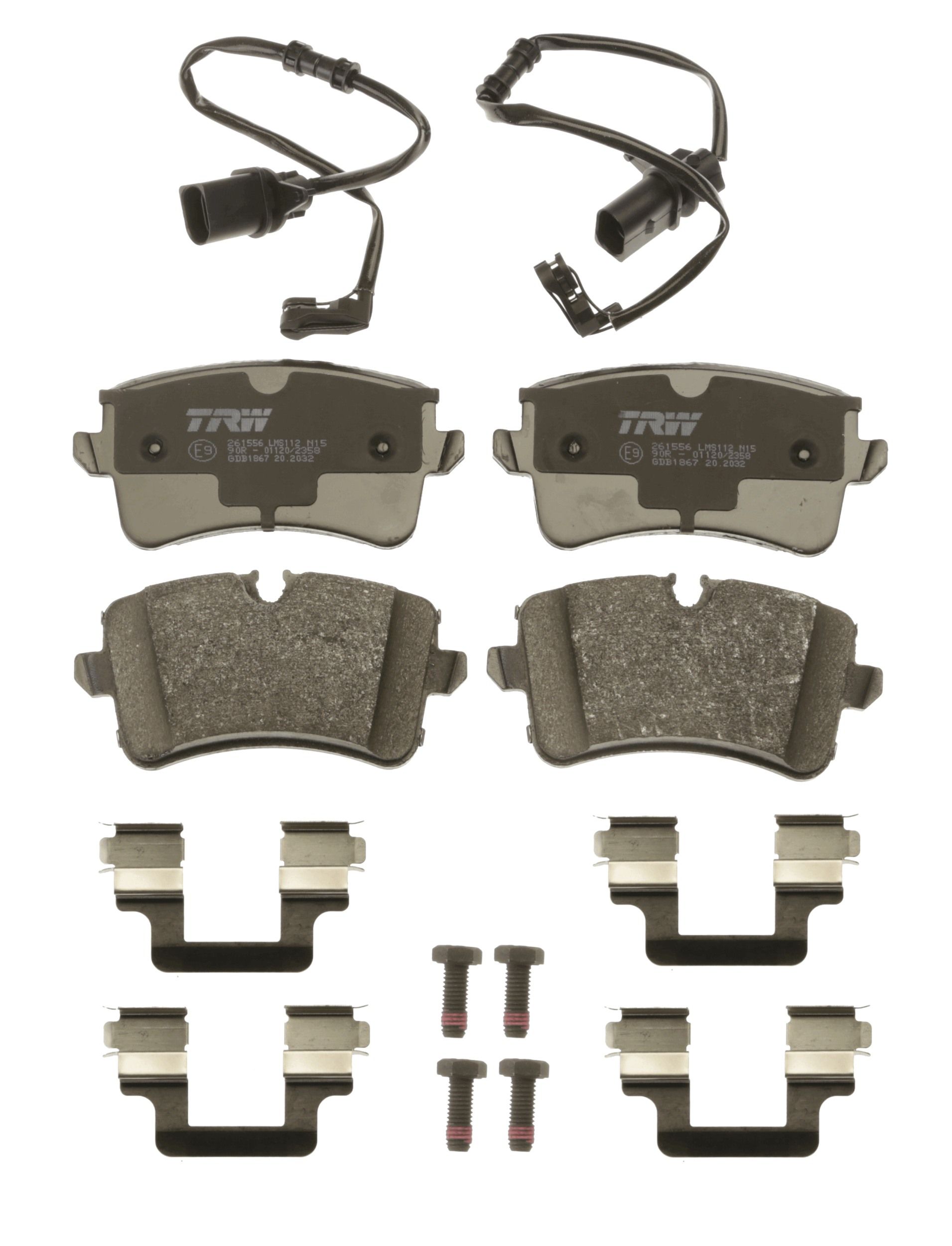TRW DISC BRAKE PADS - TecDoc 2