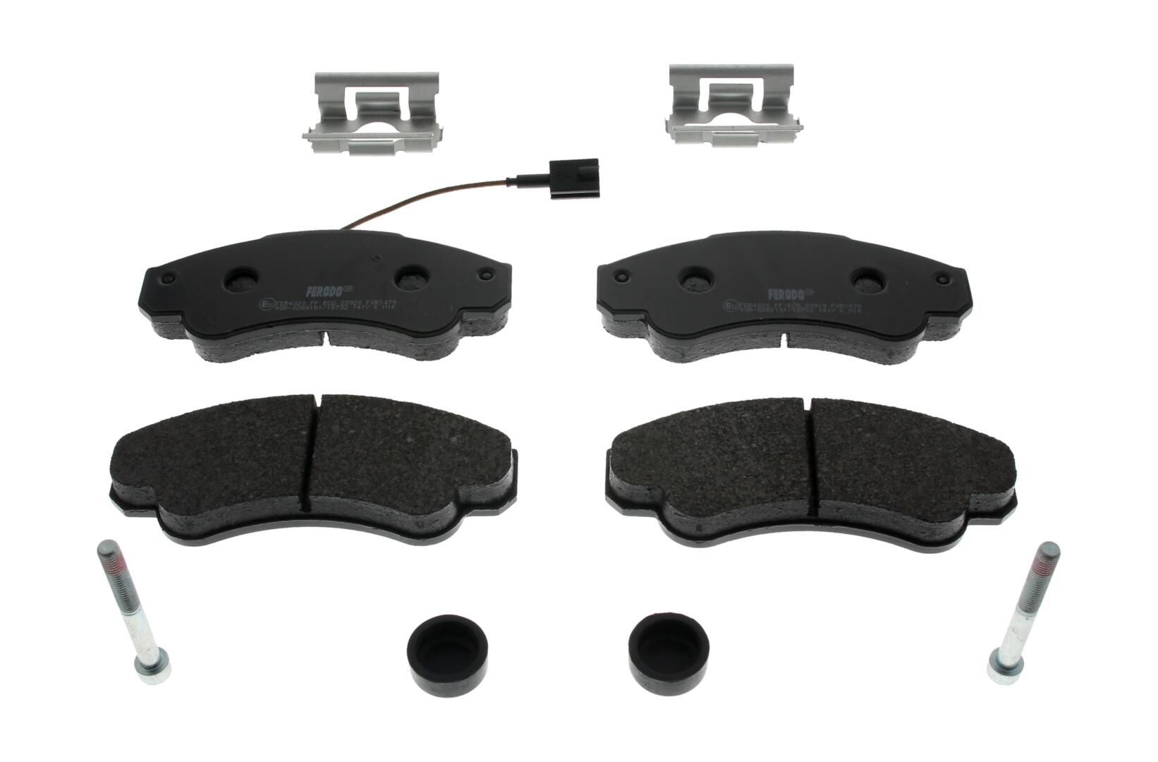 Bremsbelagsatz, Scheibenbremse