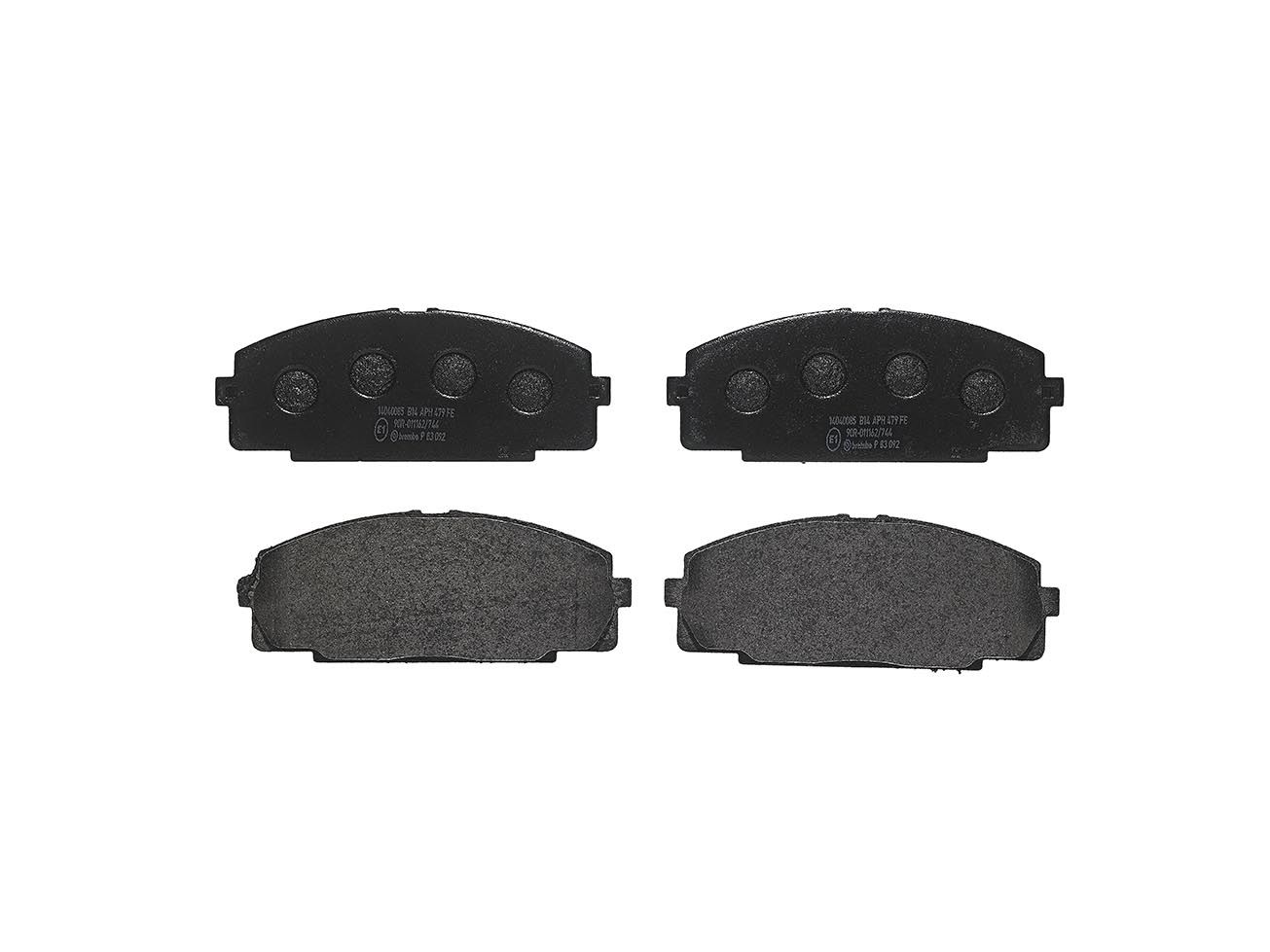 BREMBO P 83 092 - Bremsbelagsatz, Scheibenbremse PRIME LINE