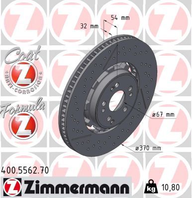 Zimmermann 400.5562.70 Bremsscheibe