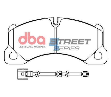DBA SS STREET SERIES BRAKE PADS [  VW Touareg/ Porsche Cayenne 2010 -> F ](suits wear sensor DBAWS1115, DBAWS1117 ) - TecDoc Only